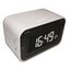 RADIO REVEIL RADIO REVEIL IMITATION CUIR CROCO BLANC
