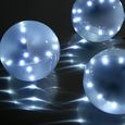 BOULE DE NOEL - GUIRLANDE - KIT NOEL Ensemble 4 boules 10 cm ,Led ,effets multiples