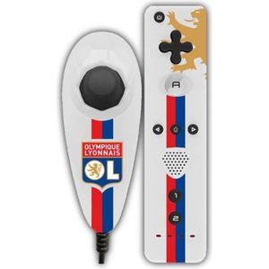 Subsonic SA5325-9 Manette pour console Nintendo WII / Wii U - Licence officielle OL - Olympique Lyonnais