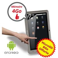 TABLET PC Memup SlidePad 704R 4 Go + Micro SD 8 Go