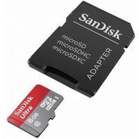 Sandisk MicroSDHC 8 Go Classe 10 Ultra Android Sandisk MicroSDHC 8 Go Classe 10 Ultra Android