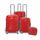 SET DE VALISES KINSTON 3 Valises trolley 4 roues + Vanity