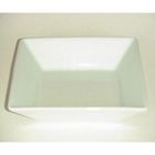 ASSIETTE - SOUS-ASSIETTE - SERVICE COMPLET Assiette Creuse Carrée 18 cm Porcelaine blanche