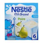 DESSERT-GOUTER BEBE P'tit Brassé Poire 4x100gr