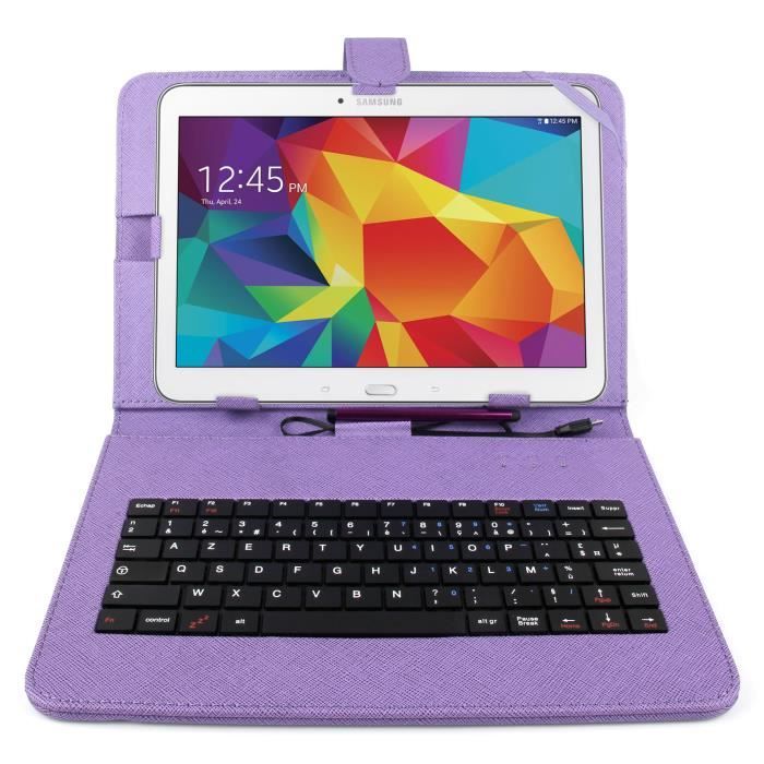 Clavier Pour Tablette Samsung Galaxy Tab 2 #3: Etui-violet-clavier-pour-samsung-galaxy-tab-4-10-1.jpg Clavier Pour Tablette Samsung Galaxy Tab 2 #3: Etui-violet-clavier-pour-samsung-galaxy-tab-4-10-1.jpg