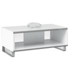 TWIX Table basse blanc perle