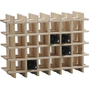 etagere de rangement en bois pour 9 bouteilles