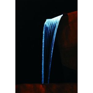 Lame d'eau avec éclairage Niagara Led 30 Inox
