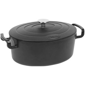SITRAM Cocotte Sitrabella en fonte 6,5 L noir ? 20 cm
