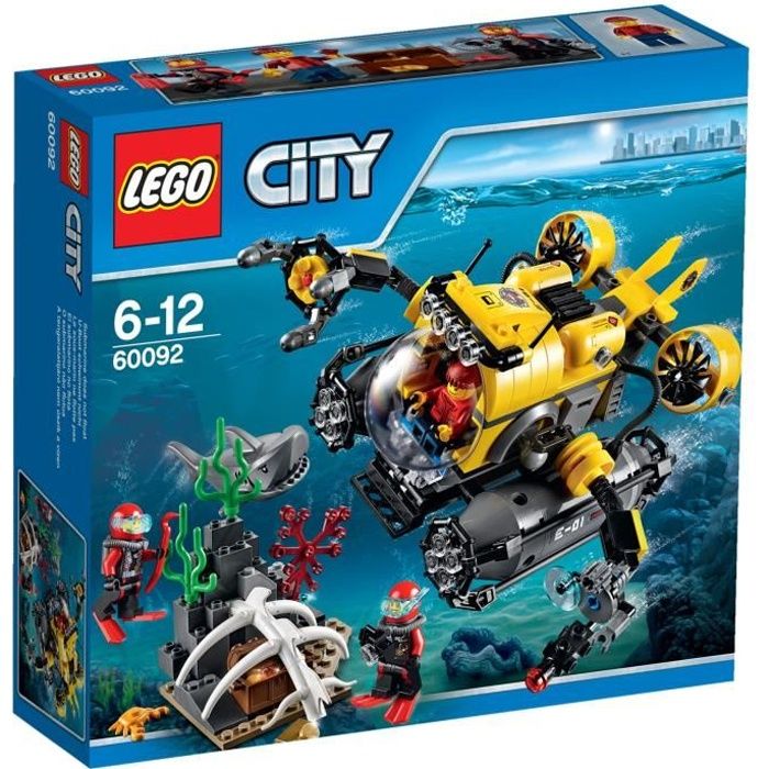 LEGO® City 60092 Le Sous Marin Achat / Vente assemblage