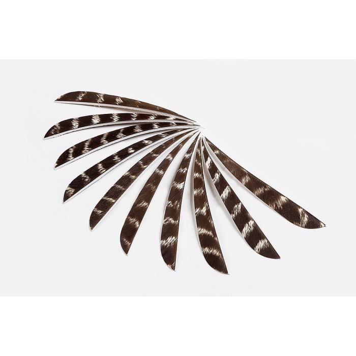 Lot De 50 Plumes Naturelles Pour Tir à L’arc – 10.2 Cm, Ailes Droites, Couleurs Variées, Pour Flèches DIY - 4
