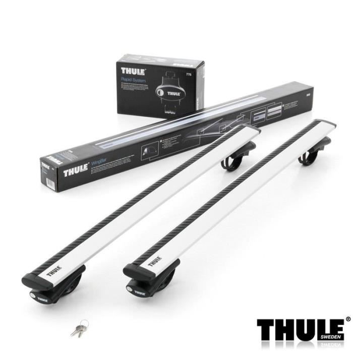 Kit 4 Cylindres De Serrure Pour Coffre/barres De Toit Thule - Avec 2 Clés Et 1 Clé De Contrôle - Alliage Zinc - 3