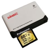 LECTEUR CARTE MEMOIRE EXT  TAKEMS Lecteur multi-cartes - High speed USB