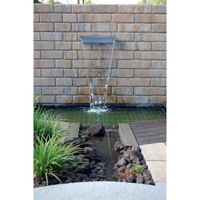 Lame d'eau avec éclairage Niagara 60 Led Inox Lame d'eau avec éclairage Niagara 60 Led Inox