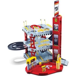 BURAGO Garage Ferrari + Véhicule Echelle