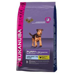 EUKANUBA Croquettes au poulet - Grande race - 9kg - Pour chiot
