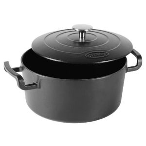 SITRAM Cocotte Sitrabella en fonte 5 L noir ? 20 cm