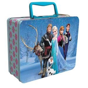 LA REINE DES NEIGES Grande Valisette Métal - 2 Puzzles Lenticulaires