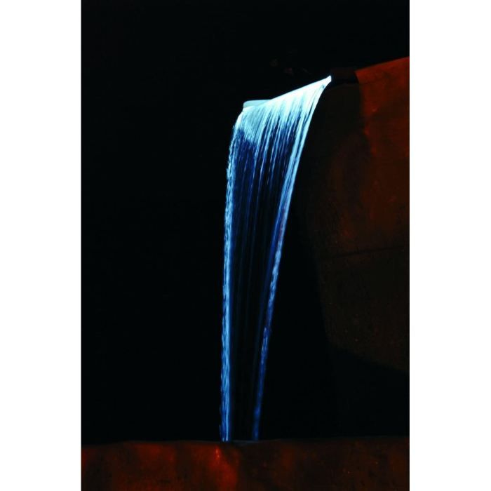 Lame d'eau avec éclairage Niagara 90 Led Inox Achat / Vente bassin