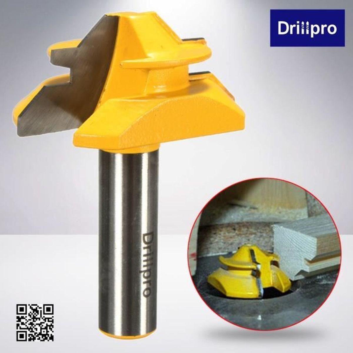 Drillpro Fraise Défonceuse Bois Couteau 45° Achat / Vente fraiseuse