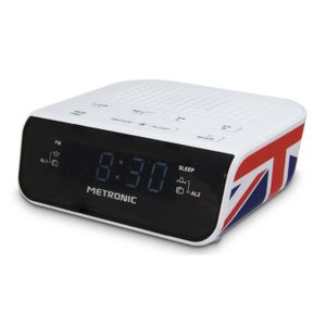 MET 477009 Radio réveil Union jack