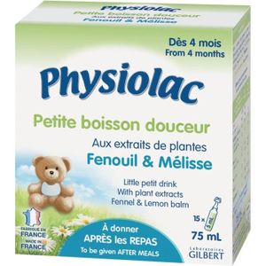 PHYSIOLAC Petite Boisson Douceur Apr?s Repas - Fenouil/Mélisse 15x5 ml