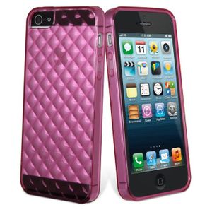 HOUSSE-COQUE TELEPHONE MUVIT Coque silicone rose