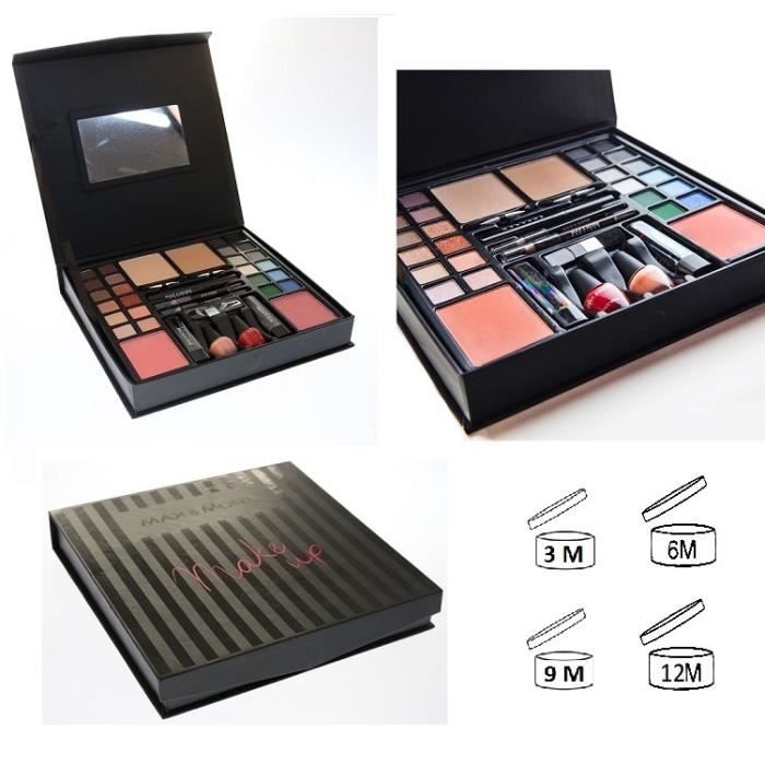 Coffret De Maquillage 39 Pièces - Beauté Bien être Paupière Lèvre - 104 ...