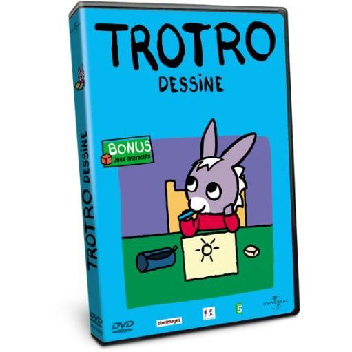 DVD DESSIN ANIMÉ DVD Trotro dessine
