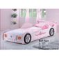  lit voiture pour fille Princesse - rose