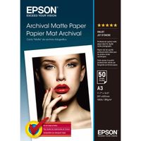 PAPIER IMPRIMANTE EPSON PAPIER PHOTO - 192G/M² -A3 -50F (C13S041344)
