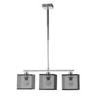 LUSTRE - SUSPENSION - PLAFONNIER MODERNITE RESILLE Lustre noir 3 lumières
