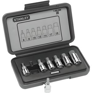 STANLEY Coffret 9 douilles torx 1/2\