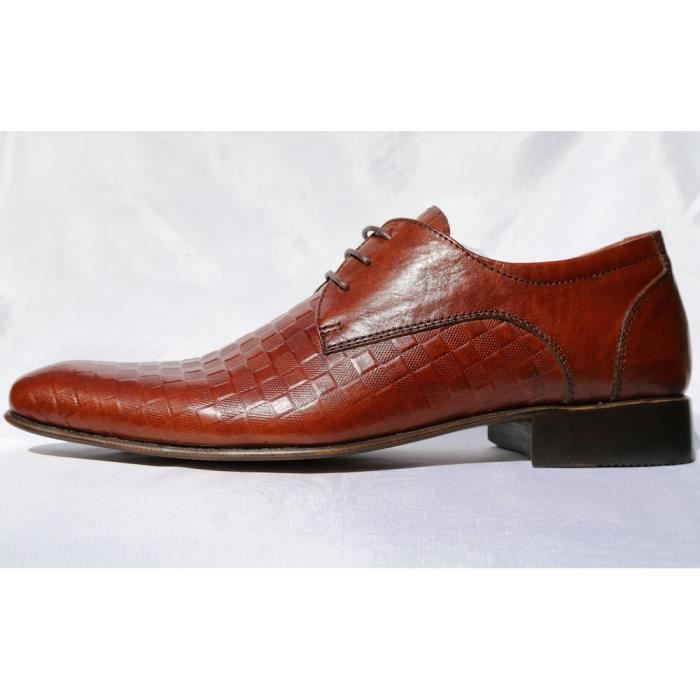 richelieu marron clair