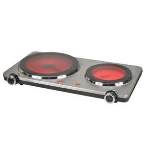 KITCHEN CHEF Plaque vitrocéramique double foyer HP202-T10