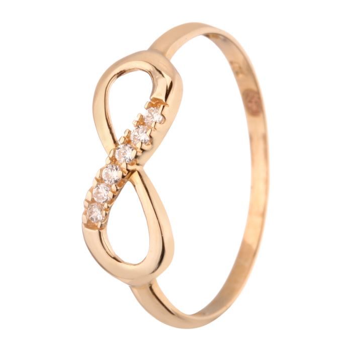 Bague représentant le signe de l'infini en or jaune 3751000 ornée d ... Bague représentant le signe de l'infini en or jaune 3751000 ornée d ...
