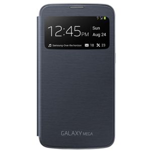 SAMSUNG Cover Sview Origine Galaxy Méga - Noir