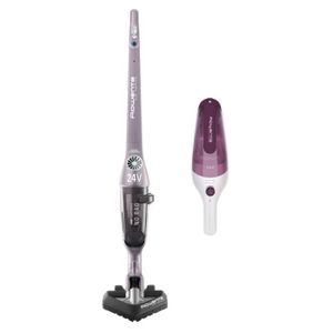Pack ROWENTA RH8578WP Aspirateur balai Air Force Extreme - 24V - Lilas + Aspirateur ? main Extenso Dry - 3,6V