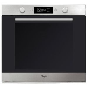 WHIRLPOOL AKZM740IX - Four électrique encastrable - Chaleur pulsée - 73L - Pyrolyse - A+ - Inox