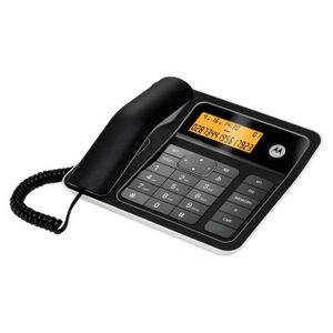 Motorola CT330 Téléphone Filaire Sans Répondeur Noir