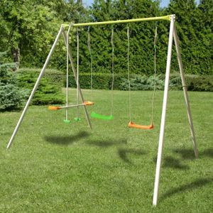 BALANCOIRE / PORTIQUE - TRIGANO Portique métal 2.20 m 3 agr?s