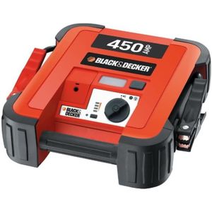 BLACK & DECKER BDJS450-QW Aide au Démarrage Jump Starter 450A Rouge et Noir