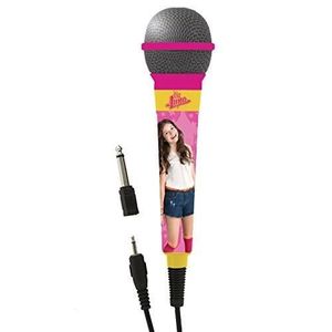 SOY LUNA Micro Karaoke Enfant jakc 3,5mm + adaptateur6,3mm Lexibook