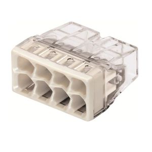 WAGO Blister de 10 bornes 2273 8 entrées 0,5 ? 2,5 mm? transparentes