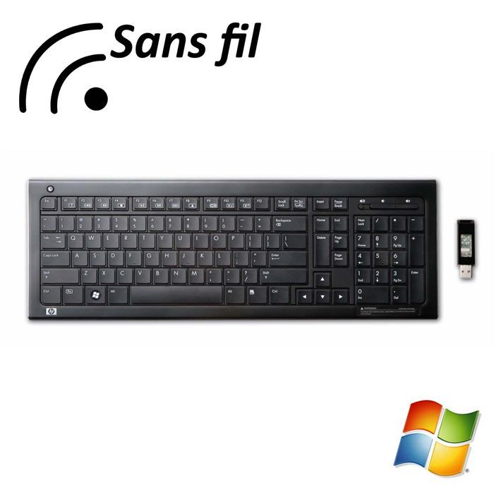 HP clavier sans fil Elite Achat / Vente clavier HP Wireless Elite Keyboard Cdiscount