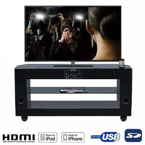 MEUBLE TV HIFI SOUNDVISION SV-300 Black Meuble TV HIFI MEUBLE TV HIFI SOUNDVISION SV-300 Black Meuble TV HIFI