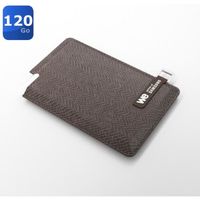 We SSD externe 120Go + Housse marron We SSD externe 120Go + Housse marron