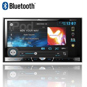 AUTORADIO Pioneer AVH-X5500BT 2 DIN Ecran 7" Bluetooth AUTORADIO Pioneer AVH-X5500BT 2 DIN Ecran 7" Bluetooth