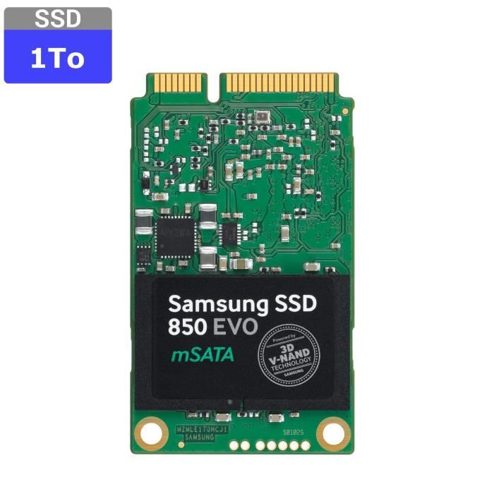 Samsung 1To SSD 850 EVO mSATA Prix pas cher