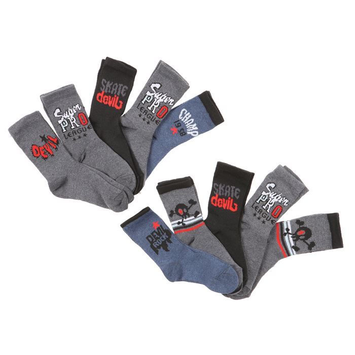 5 Paires De Chaussettes En Coton Pour Enfant 3-5 Ans - Multicolore, Confortables Et Chaudes Pour L'hiver - 5